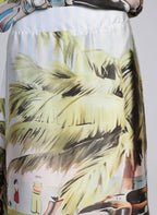 Jupe Midi Rinala Florida Anis