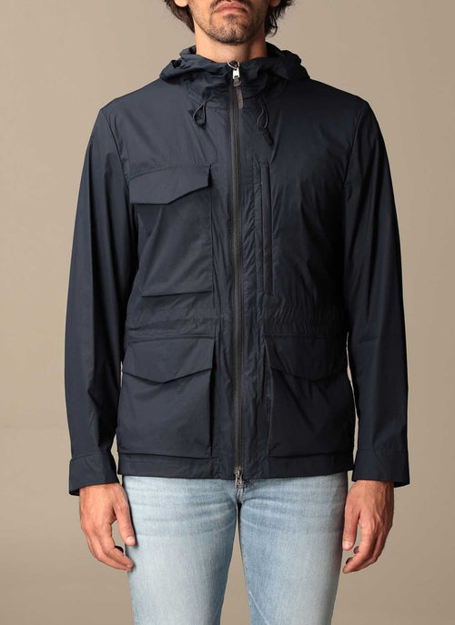 Woolrich - Parka Ripstop Mountain - Melton Blue - Homme