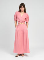 Jupe Midi Ritha Rose