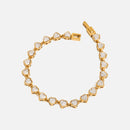 Bracelet Riviere Coeur