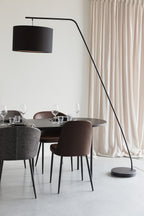 Martine - Floor lamp - Metal - Black