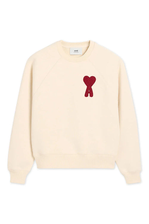 Ami De Coeur Sweatshirt – Ami Paris - Red Patch