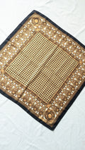 Bufanda Christian Dior – Modelo Cannage Oro Negro