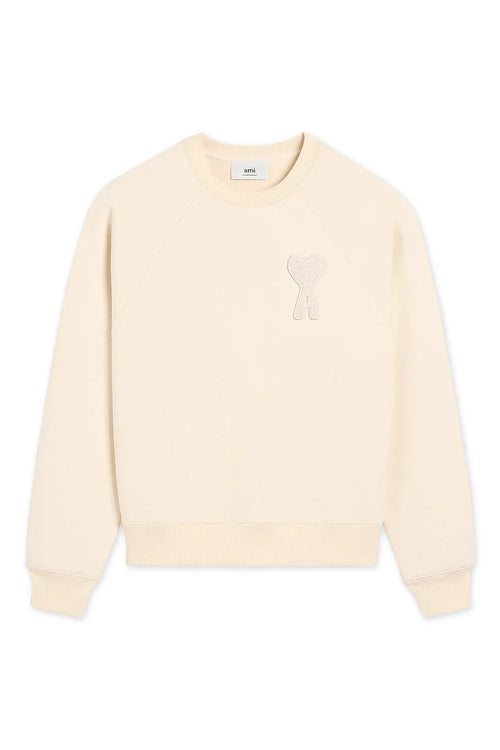 Ami De Coeur Sweatshirt – Ami Paris - Beige Patch
