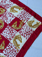 Foulard Cartier – Modèle Rouge Et Panthères