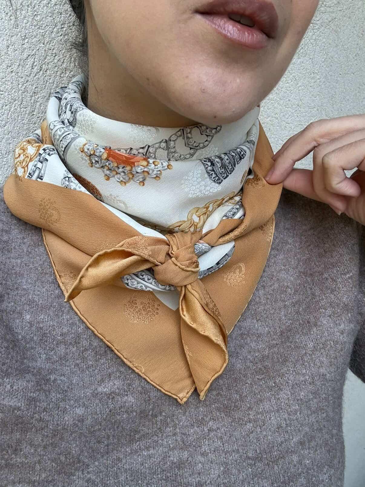 Foulard Cartier – Motif Bijouterie