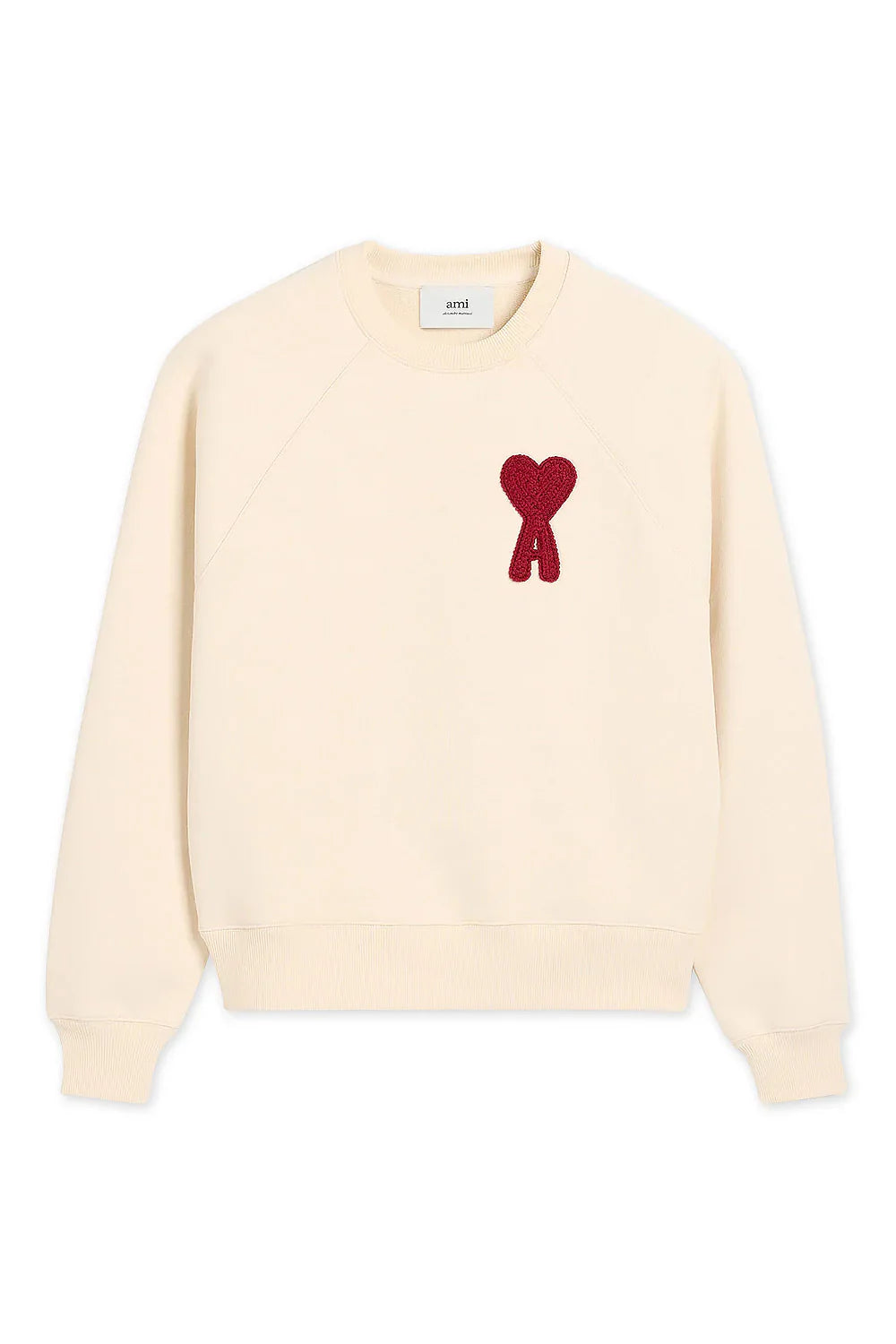 Ami Paris - Sweatshirt Ami De Coeur - Rouge Patch