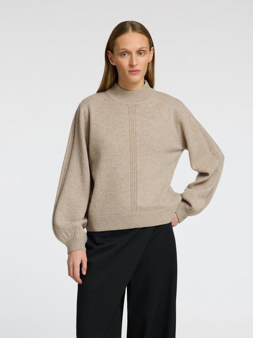 Pull En Maille - Oatmeal - Femme