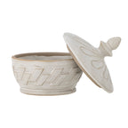 Pauline - Jar with Lid - Natural - Stoneware