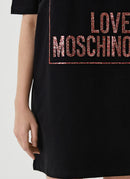 Moschino - Robe A Paillettes Box - Black - Femme