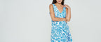 Modetrotter - Robe Aida Fokis - Bleu