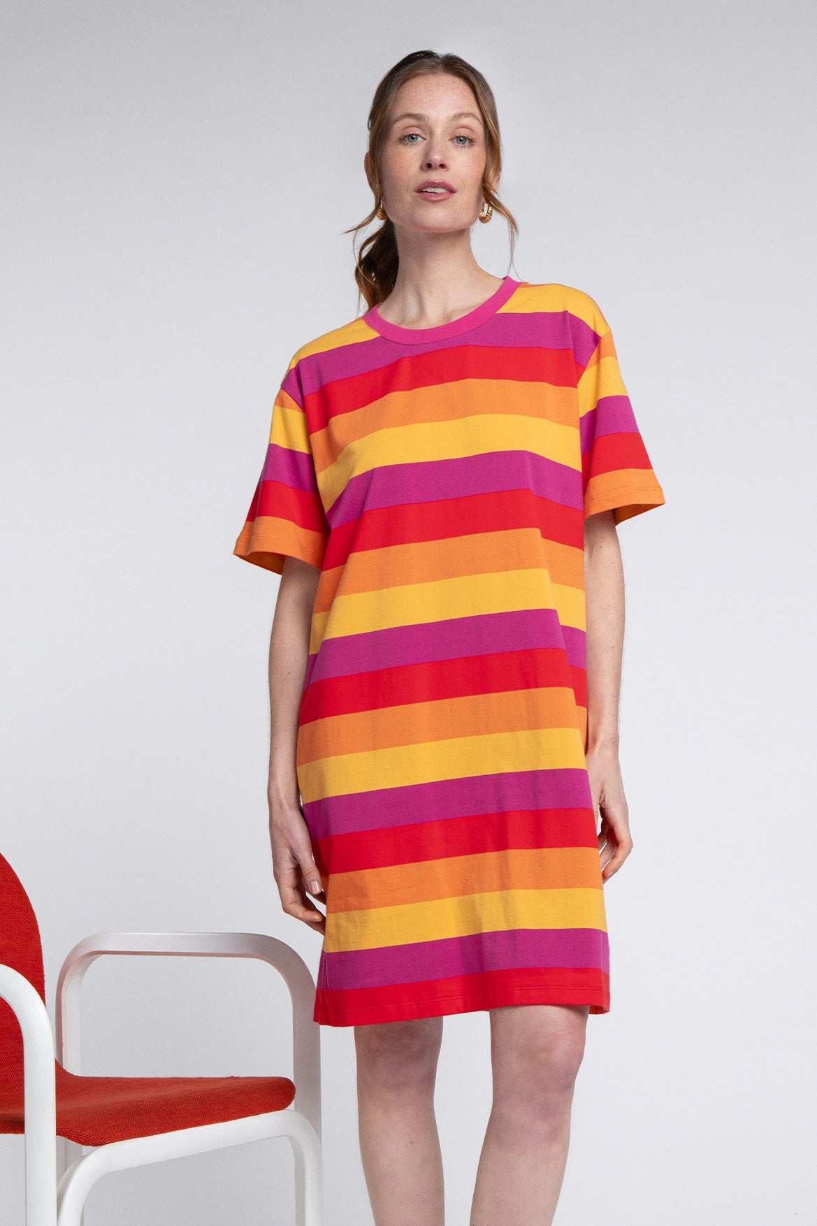 Amalia Stripes Surprise Party Dress