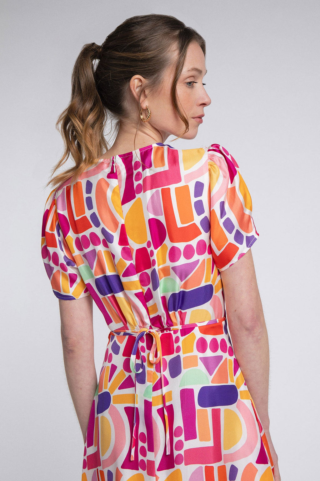 Vestido Anna Ettore Policromado