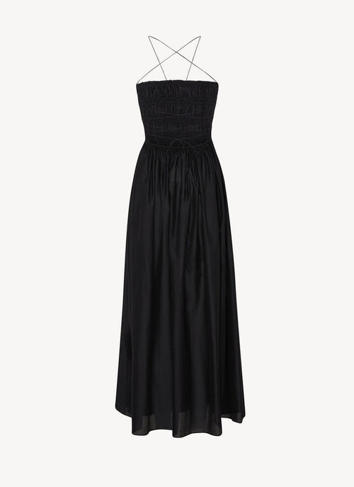 Matteau - Robe Asymétrique Épaule Dénudée - Black - Femme