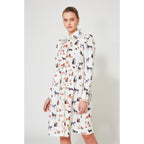 Doggy Babydoll Dress - Ecru