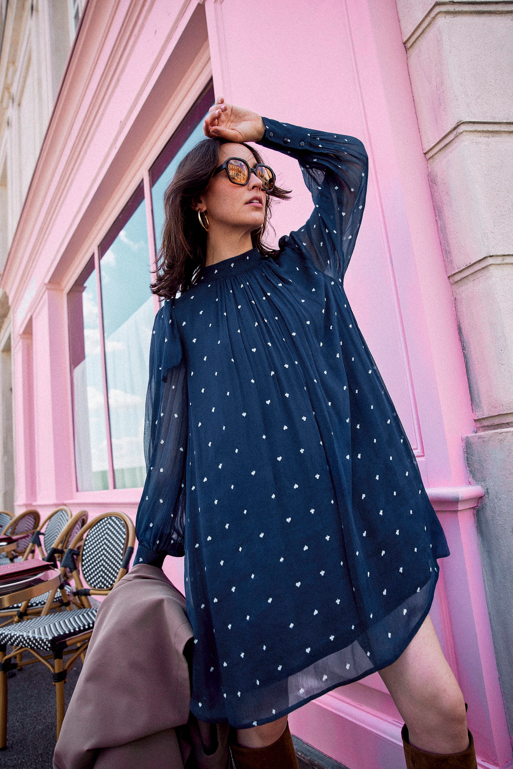 ROBE ROMINA SPADES BLEU