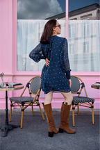 ROBE ROMINA SPADES BLEU