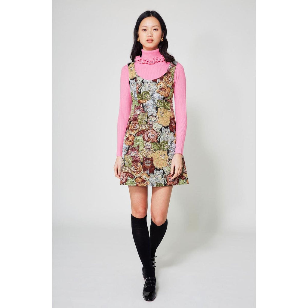 Cat'S Love Wallpaper Dress - Print