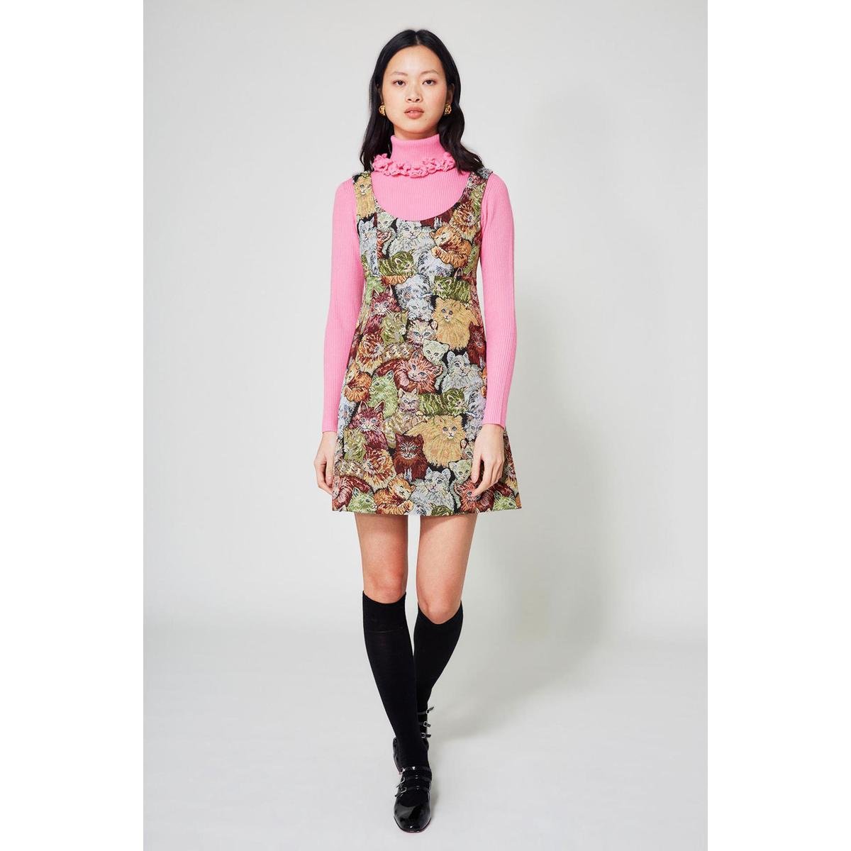 Cat'S Love Wallpaper Dress - Print