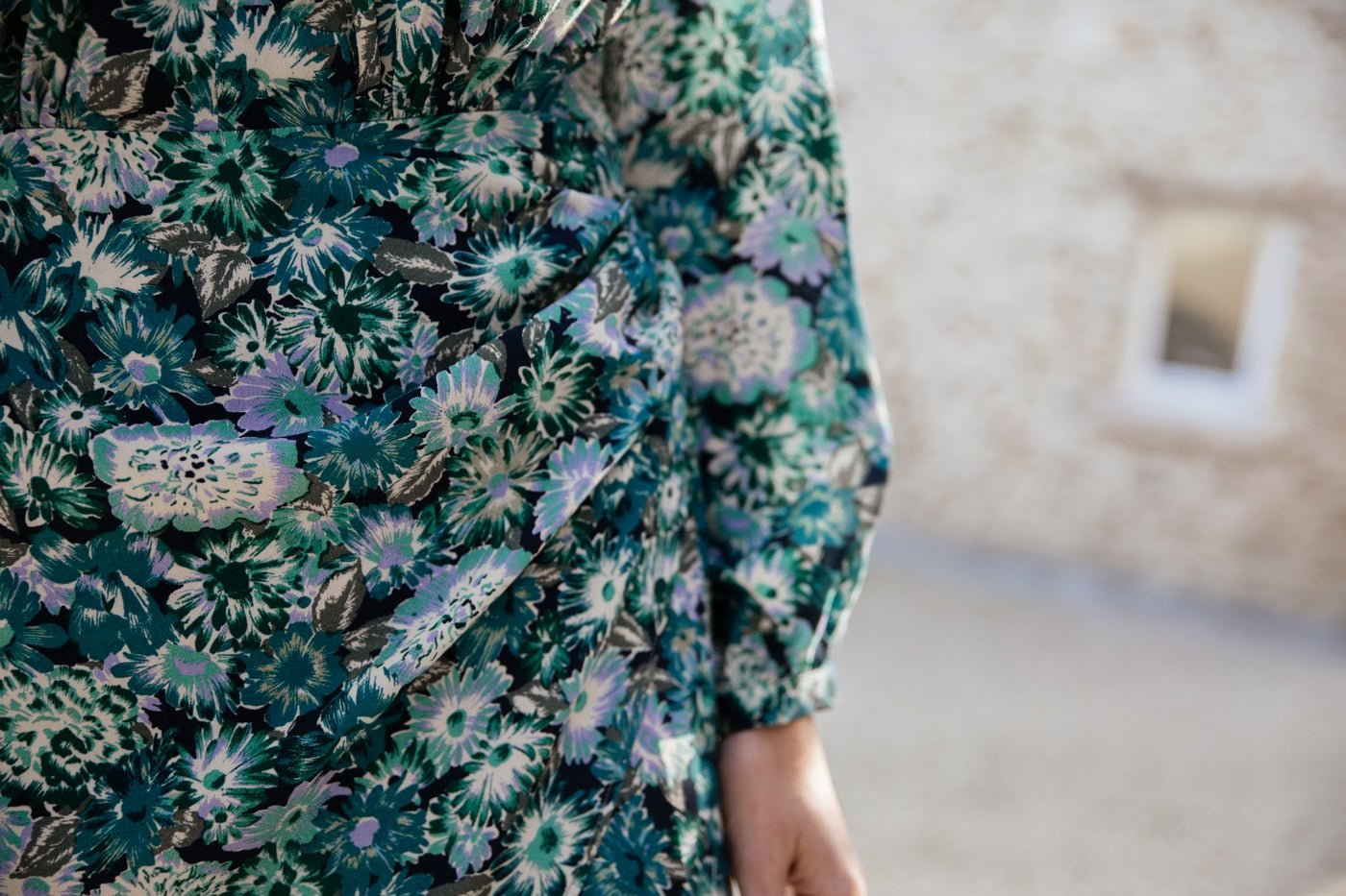 Cerise Dress - Printed