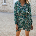 Cerise Dress - Printed