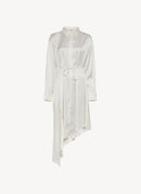 Acne Studios - Robe Chemise Delilah H Sat - White - Femme