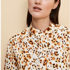 Vestido Camisero Estampado de Leopardo - Estampado de Leopardo - Mujer