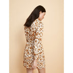 Vestido Camisero Estampado de Leopardo - Estampado de Leopardo - Mujer