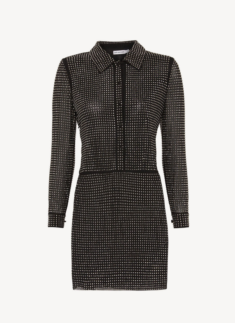 Self Portrait - Robe - Noir - Femme