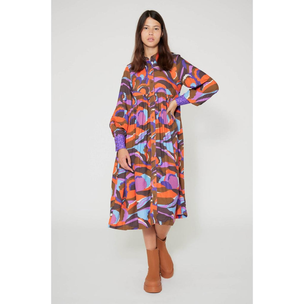 Vestido Camisero Purple Country - Multicolor