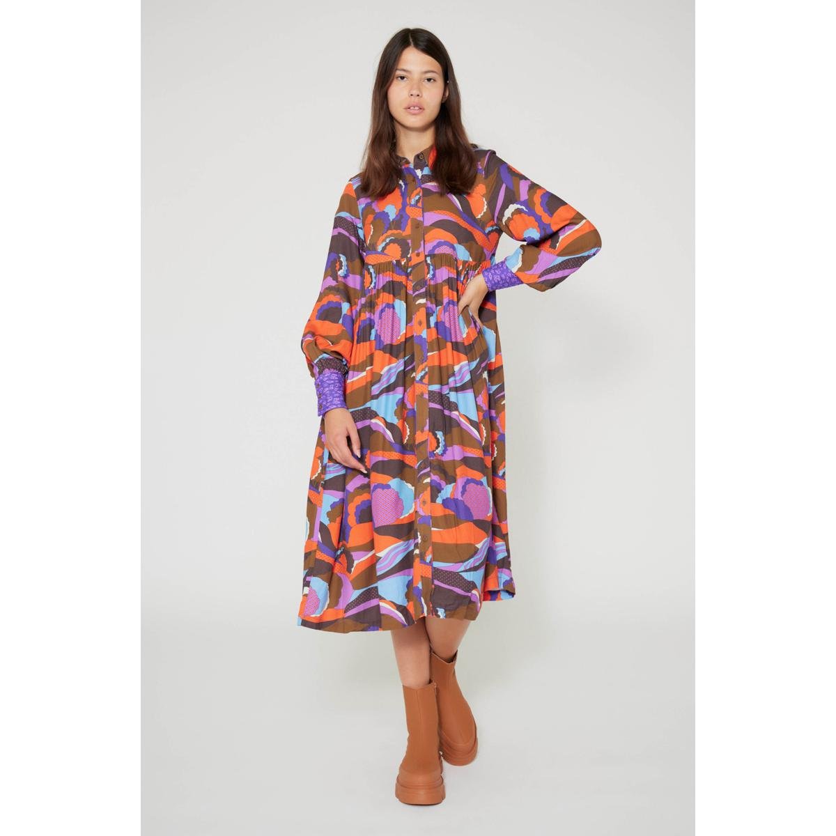 Vestido Camisero Purple Country - Multicolor