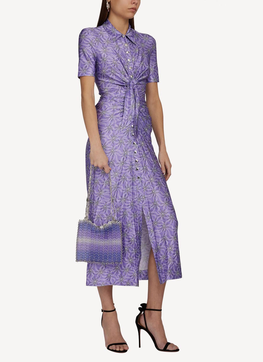 Rabanne - Vestido Camisero - Violeta - Mujer