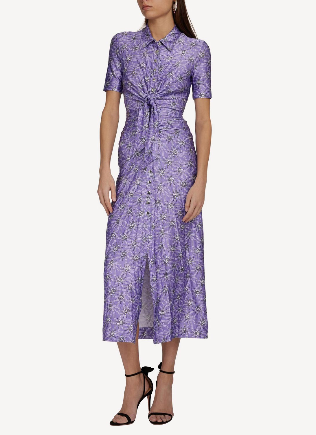 Rabanne - Vestido Camisero - Violeta - Mujer