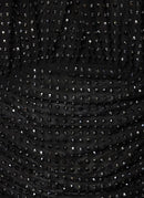 Self Portrait - Robe Coure En Strass - Black - Femme