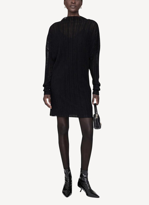 Anine Bing - Robe Courte Clare - Noir - Femme