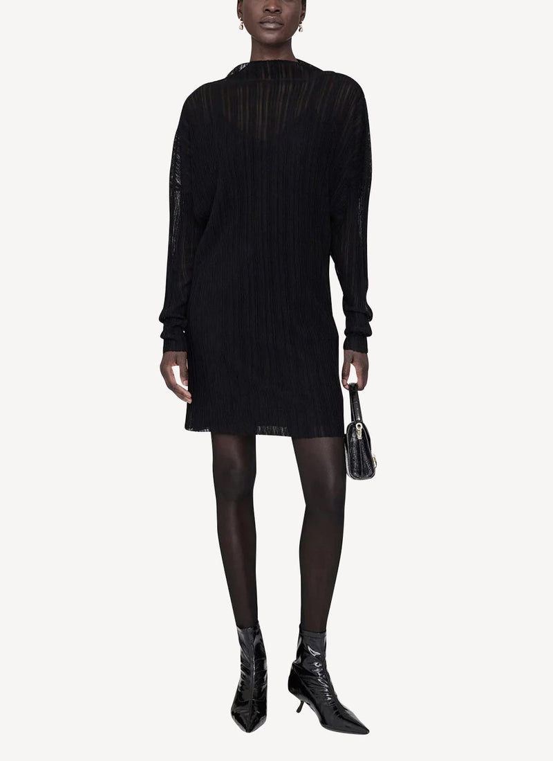 Anine Bing - Robe Courte Clare - Noir - Femme