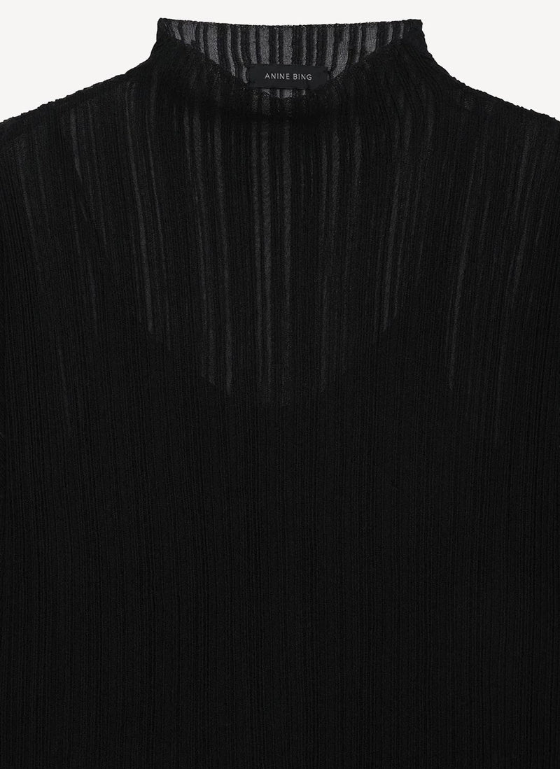 Anine Bing - Robe Courte Clare - Noir - Femme