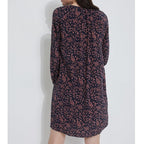 Robe Courte Imprimé Myosotis - Imprimé Myosotis - Femme