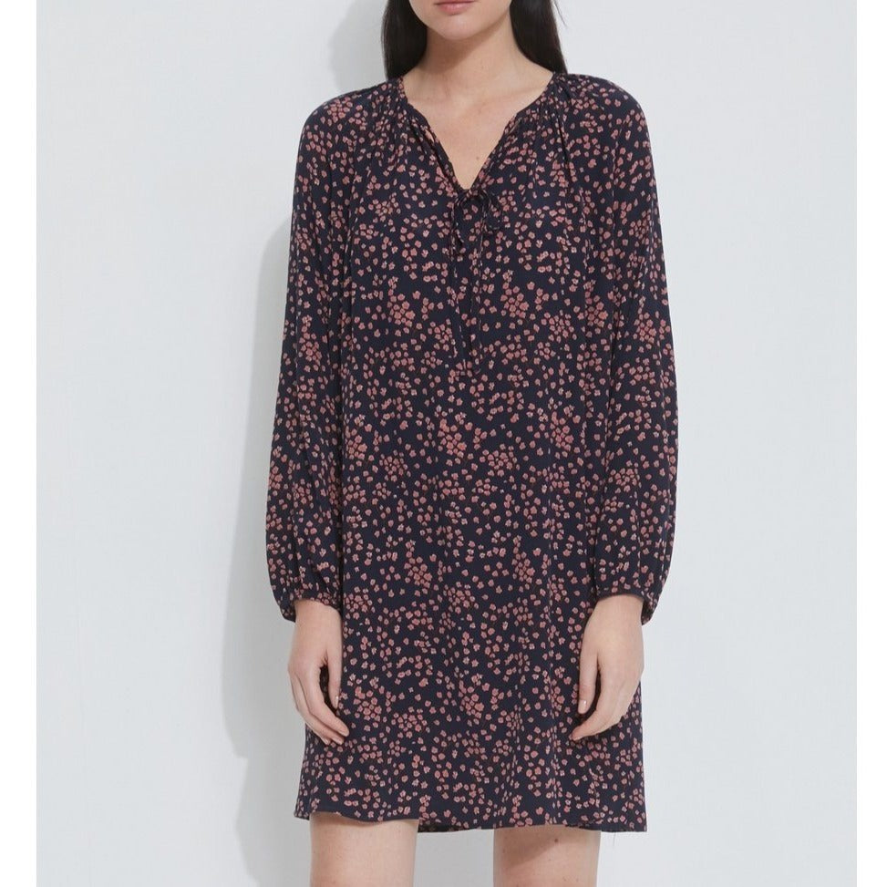 Robe Courte Imprimé Myosotis - Imprimé Myosotis - Femme