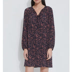 Robe Courte Imprimé Myosotis - Imprimé Myosotis - Femme
