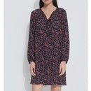 Myosotis Print Short Dress - Myosotis Print - Women
