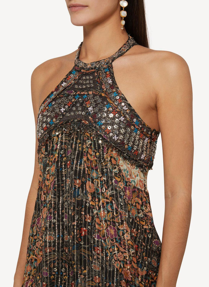 Isabel Marant - Robe Courte Orfra - Noir - Femme