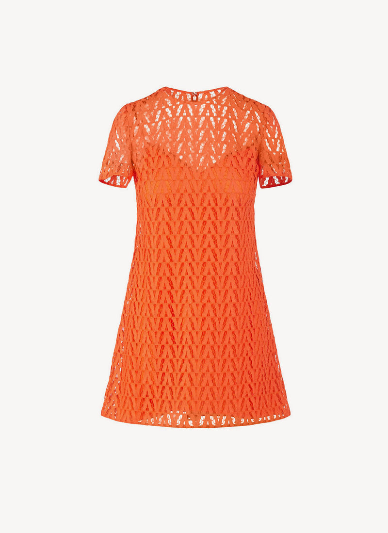 Valentino - Robe Courte - Orange - Femme