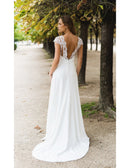 Robe LongueTrianon - Blanc Soie