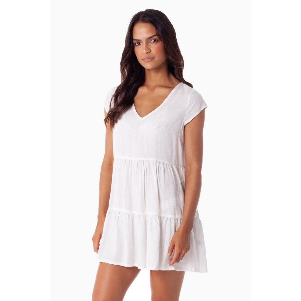 Rhythm - Robe De Plage Bianca - White - Femme
