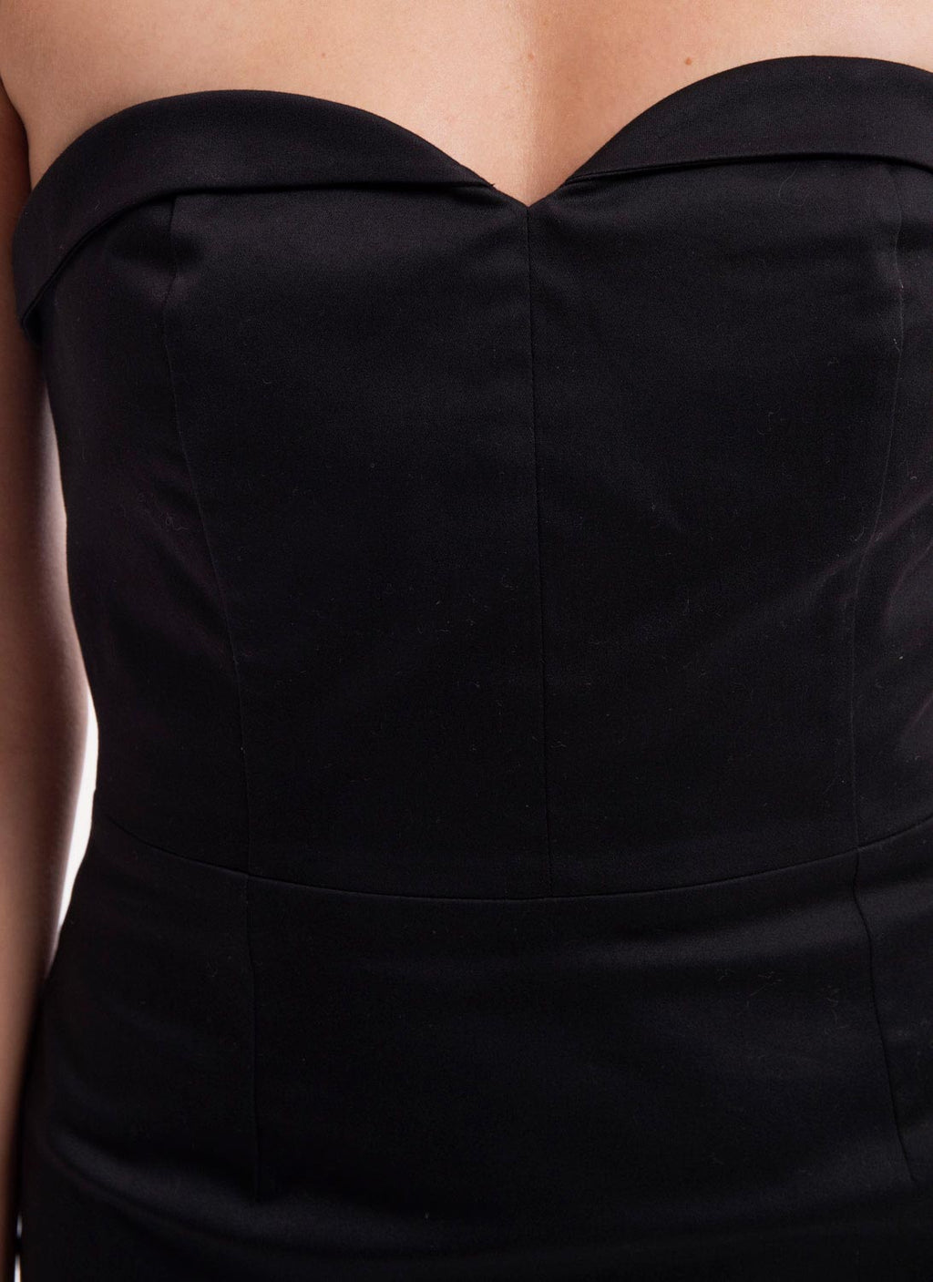 Caroll - Vestido Elise - Negro Liso - Mujer