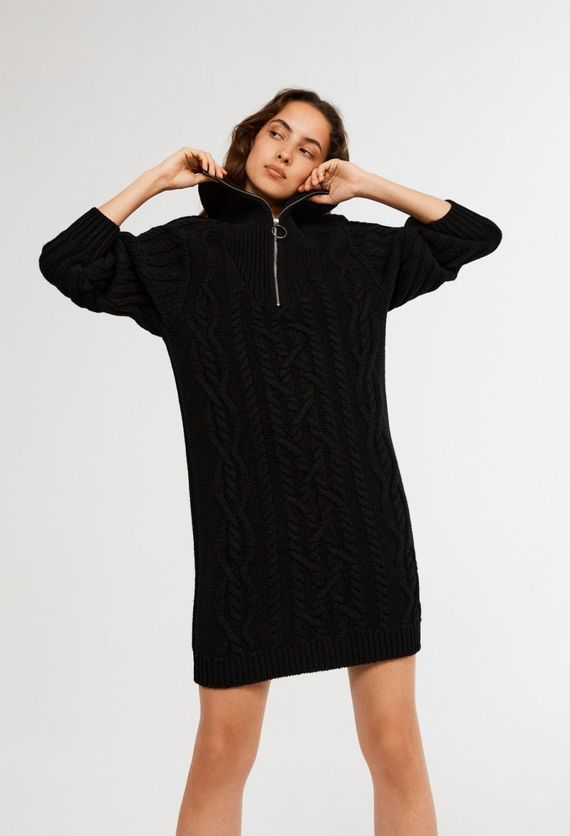 Claudie Pierlot - Vestido de punto Mamma - Negro
