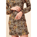 Gaspard Dress - Fawn Print