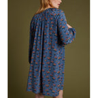 Robe Imprimé Baies - Bleu Imprimé Baies - Femme