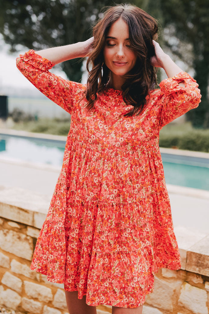 VESTIDO ISSA LISERON CORAL